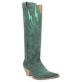 thumbnail image 2 of Dingo Women's Thunder Road Western Performance Boot Round Toe Green 6 1/2 M  US, 2 of 5
