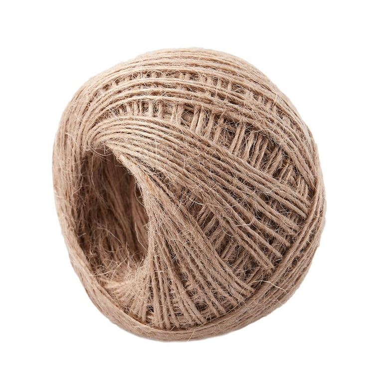 1 to 250m Natural Brown Jute Thread Rustic Hessian Twine String