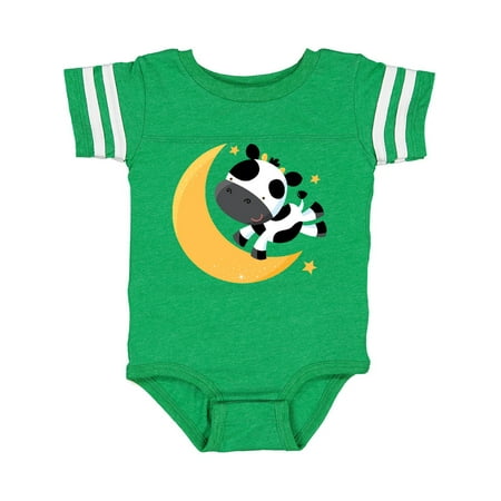 

Inktastic Cow Over The Moon Rhyme Gift Baby Boy or Baby Girl Bodysuit