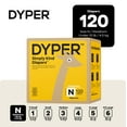 thumbnail image 2 of DYPER Simply Kind Diapers, Remarkably Soft, Size Newborn, 120 Count (Select For More Options), 2 of 7