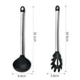 thumbnail image 2 of Juego de mini utensilios de cocina de 2 piezas: utensilios de cocina de acero inoxidable y silicona, 2 of 5