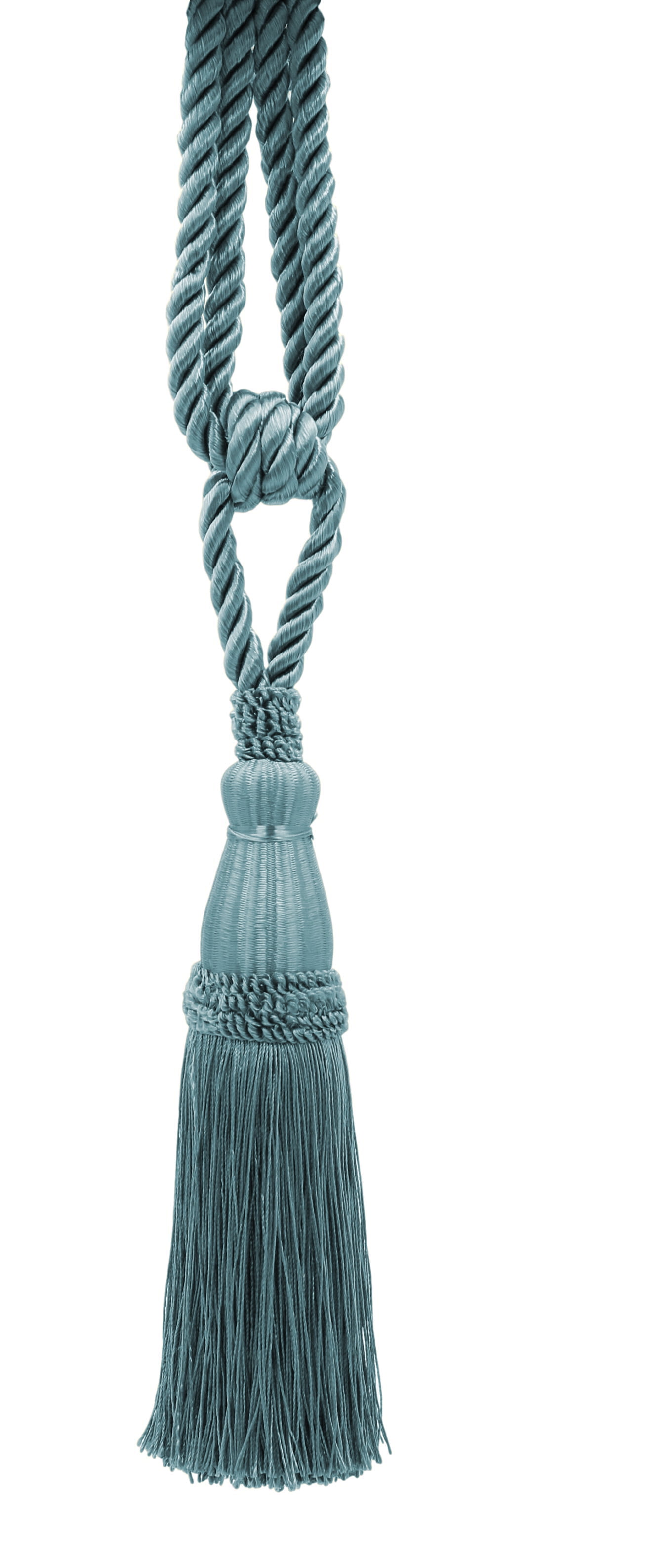 Elegant Light Aqua Blue Curtain & Drapery Tassel Tieback8 1/2 Inch