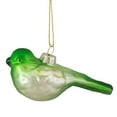 thumbnail image 4 of Northlight 4" Green and White Glass Bird Christmas Ornament, 4 of 5