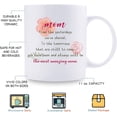 thumbnail image 5 of Gifts for Mom from Daughter Son - Mothers Day, Birthday, Christmas, Thanksgiving Coffee Mug Gifts for Mom Step Mom Mother in Law - 11 oz Flower Mom Mug, 5 of 7
