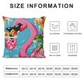 thumbnail image 5 of PHYHOO  Summer Pillow Cover  Flamingo Decor Tropical Pink Bird Farmhouse Seasonal Pillow Case Decorations for Home Sofa Couch, 5 of 5