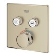 thumbnail image 3 of Grohe Grohtherm 29141EN0 Dual Function Thermostatic Valve Trim in Grohe Brushed Nickel, 3 of 3