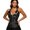 Black, variant on Women's Gothic Halter Neck Overbust Corset Top, Lace Up Back Bustier Waist Training Shapewear, for Halloween Cosplay, Gothic Costume Party or Themed Events Black L