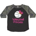 thumbnail image 3 of Inktastic Volleyball Butterfly Princess Girls Toddler T-Shirt, 3 of 5