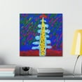 thumbnail image 3 of Christmas Tree Reflection - Canvas, 3 of 10