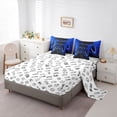 thumbnail image 5 of Castle Fairy Teens Video Game Bedding Comforter Set,Plaid Stripes Queen Bedding Sets, 5 of 8