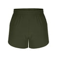 thumbnail image 3 of breaise Girls and Toddlers Active Running Shorts Elastic High Waisted with Pockets,Sporty Workout Quick Dry Athletic Shorts, 3 of 7