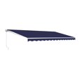 thumbnail image 2 of ALEKO Retractable Motorized Patio Awning 13x10 ft, Blue Color, 2 of 5
