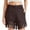Coffee, variant on Daily Deal! Kilaqueen Youth Girls Faux Suede Shorts Fashion Frayed Hem Party Shorts Loose Fitness Spring Fall Shorts Elastic Waist Tassels Cowgirl Shorts