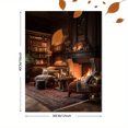 thumbnail image 3 of Retro Rainbow Arch Geometric Canvas Print Gaming Room Decor, 3 of 8
