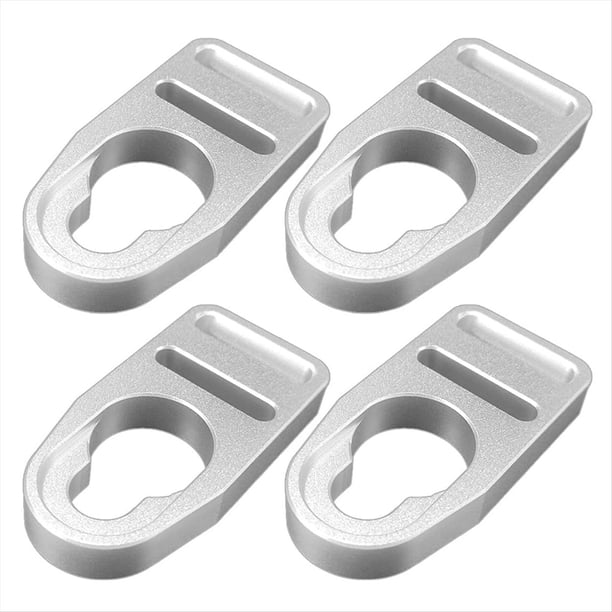 Pestillos de Aluminio para Asiento Kayak, Compatibles con el Kit Reemplazo Correas Tipo Botón, Paquete 4