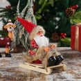 thumbnail image 4 of Vikakiooze Christmas Tree Hanging Decorations Enamel Santa Claus Doll Decoration Christmas Sled Santa Claus Doll Christmas Tree Pendant, 4 of 4