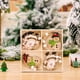 thumbnail image 4 of Gibobby Decoraciones colgantes de Navidad Ángel en caja de muñeco de nieve modelado árbol de Navidad colgante decoraciones festivas para el (A), 4 of 5