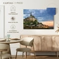 thumbnail image 5 of Elephant Stock Historic Mont Saint Michel Wall Art - Horizontal Canvas Wall Art - Living Room Wall Decor - Religion And Spirituality Canvas - Beige And Brown Decor - 51" x 34", 5 of 8