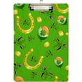 thumbnail image 2 of FMSHPON Shamrock Horseshoe Clipboard Hardboard Wood Nursing Clip Board and Pull for Standard A4 Letter 13x9 inches, 2 of 8