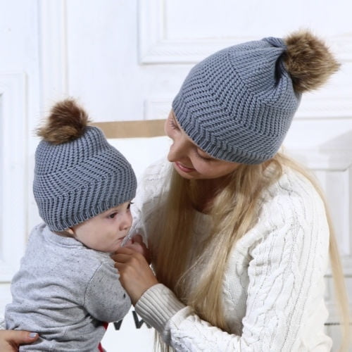 baby winter bobble hats