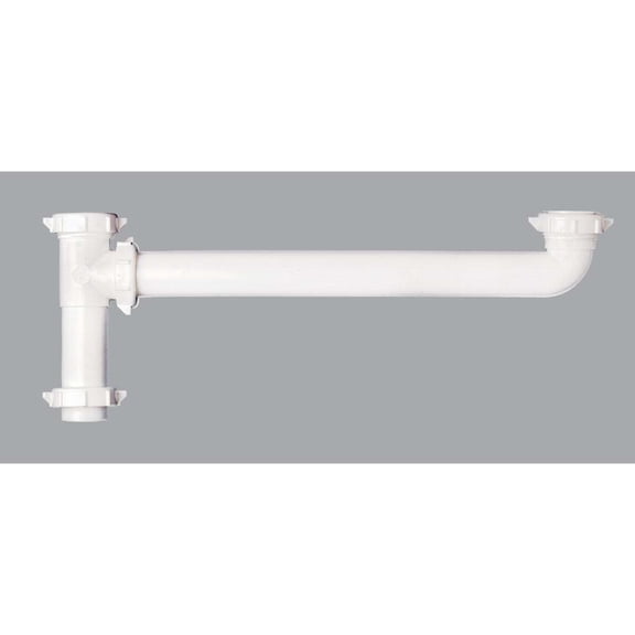 Plumb Pak End Outlet Waste Kit - Durable Plastic, Slip-Joint, 1-1/2 In. x 16 In. White
