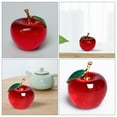 thumbnail image 6 of Crystal Glass Apples Decorations Artificial Fruit Gifts Sculpture Statue for Home Ornament Desktop Red, 6 of 6