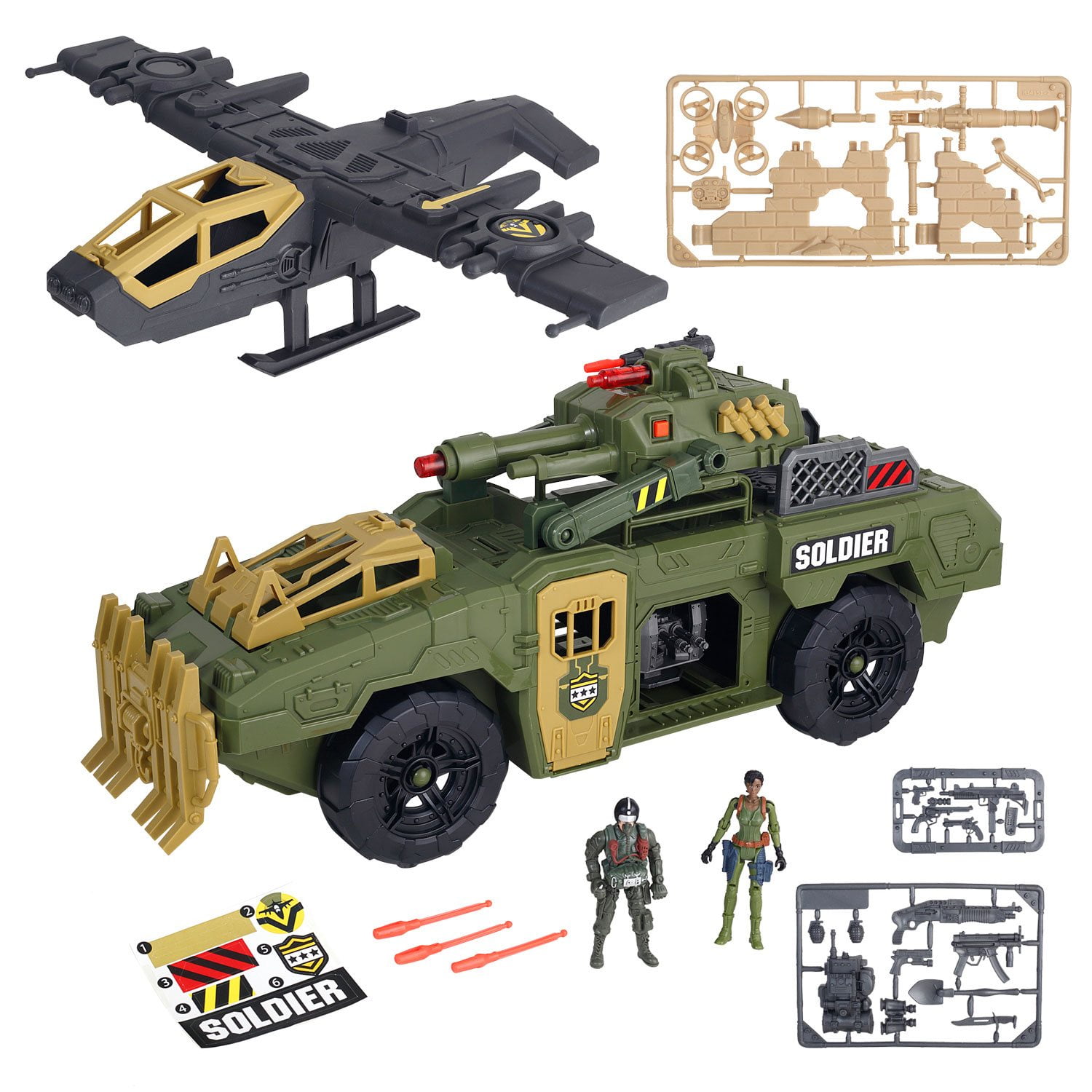 SOLDIER FORCE デラックスコンバットビークルプレイセット SOLDIER FORCE デラックスコンバットビークルプレイセット