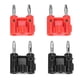 thumbnail image 1 of 4 pcs Screw Type Dual Banana Plug Speaker Connectors 436 + Type, 1 of 5