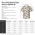 thumbnail image 3 of Yiaed 70s Disco Ball Print Hawaiian Shirt for Men Short Sleeve Button Down Shirts Beach Shirts for Men-3X-Large, 3 of 5