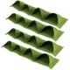 thumbnail image 4 of 4 bolsas de cultivo de plantas de 4 bolsillos para montar en la pared, reutilizables, degradables, de fieltro, para jardín, color verde, 4 of 15