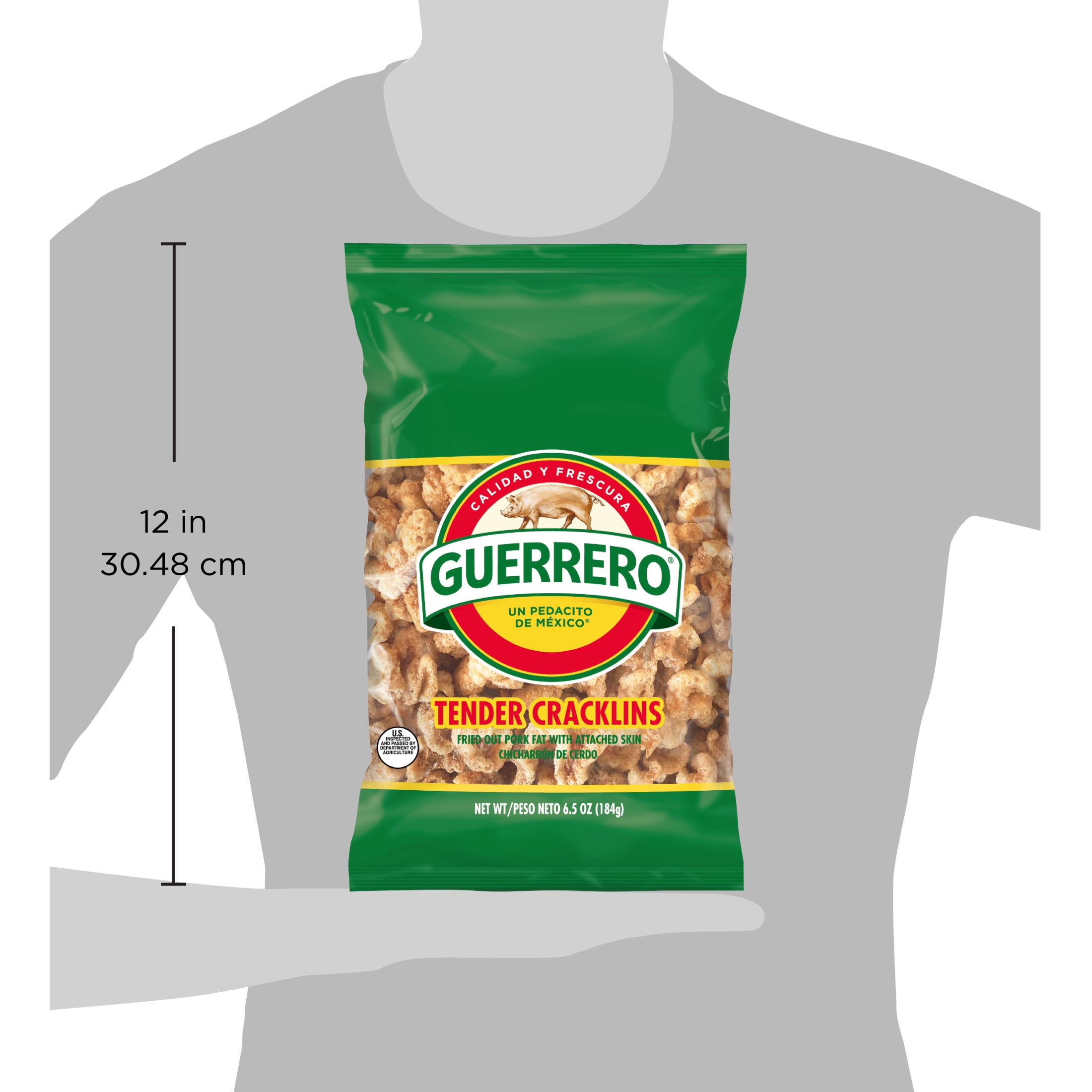 Guerrero Tender Cracklins, 6.5 Ounce Bag