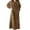 Khaki, variant on YHAJDS Winter Casual Pajama Suits For Women,Sleepwear For Women Nightgown Sleep Set Solid Color Cotton Long Sleeve Mid Length Nightgown