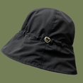 thumbnail image 3 of CoCopeaunts Women Bucket Hat Summer UV Protection Outdoor Caps Ladies Headwear Sunbonnet Men Fisherman Hat with Drawstring, 3 of 8