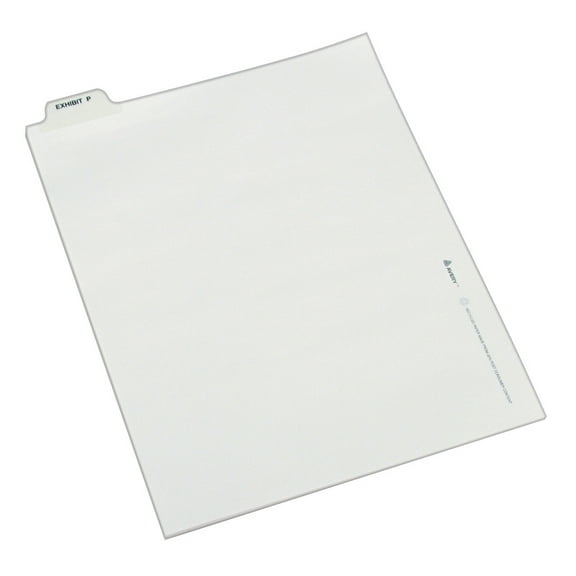 Avery Individual Legal Dividers Avery Style, Letter Size, Bottom Tab EXHIBIT P (12389)