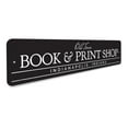 thumbnail image 3 of Book & Print Shop Novelty Decor, Metal Wall Sign - 4x18 Inches, 3 of 4