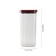thumbnail image 5 of Tarro de almacenamiento de alimentos Cocina casera Apilable Arroz Condimento Aperitivos Recipiente transparente a prueba de humedad, Negro Rojo, Grande Methold HA001234-01, 5 of 6