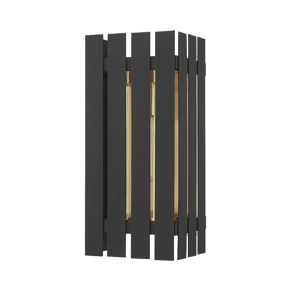 20752-12-Livex Lighting-Greenwich - 13 One Light Outdoor Wall Lantern Satin Brass Finish with Clear - image 3 of 7