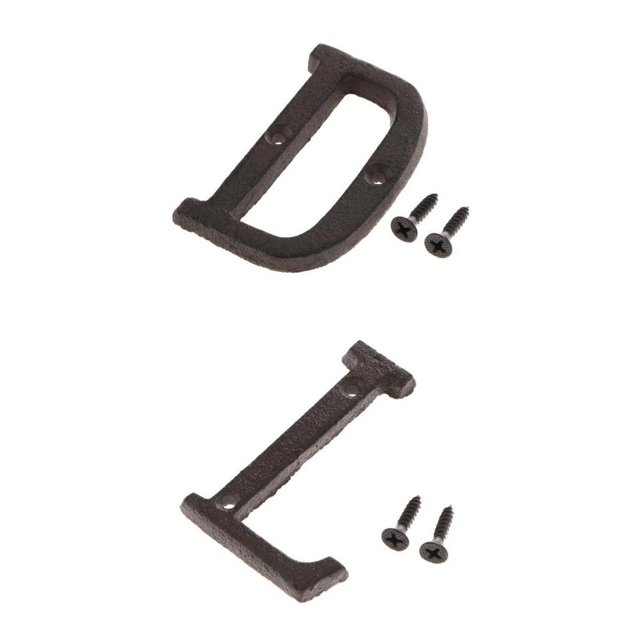 2 Piezas de licencia de Puerta DIY Creativa Decoración de Pared Decoración para hogar C