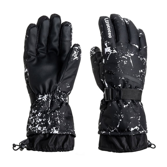 Ski Gloves, Snow Winter Gloves Warm Touchscreen Gloves Waterproof Outdoor Motorcycle Gloves