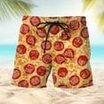 thumbnail image 2 of Swim Trunks Men, Mens Slim Swim Shorts Printing Pockets Quick Dry Swimsuit Sports Swim Pants, 2 of 3