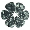 thumbnail image 2 of Exotic Plectrums - Celluloid Black Pearl Guitar Or Bass Pick - 0.96 mm Heavy Gauge - 351 Shape - 100 Pack, 2 of 4
