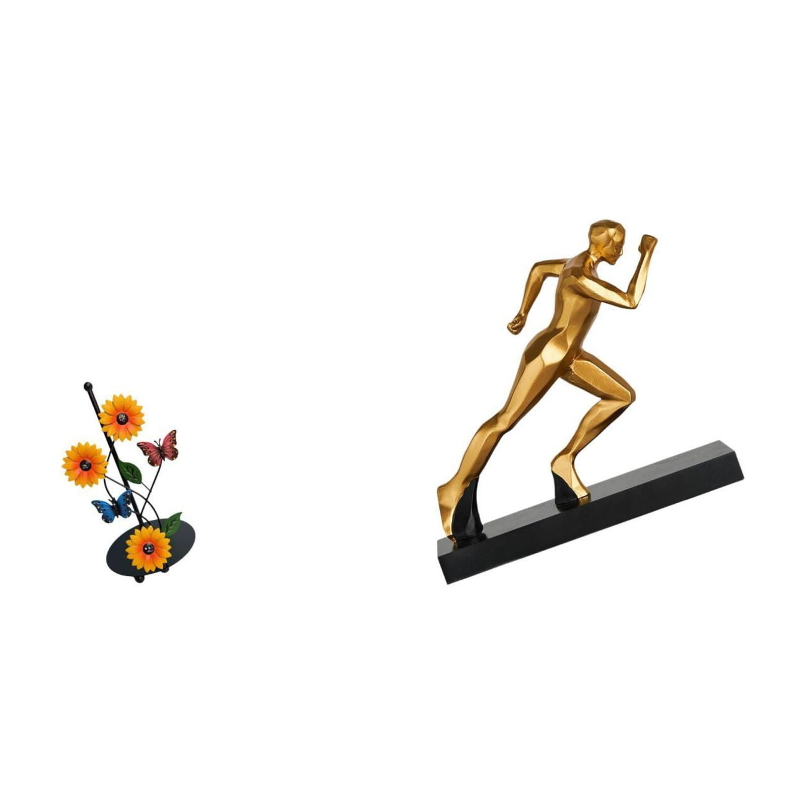 Fiocias Toilet Paper Holder Paper Towel Holder Countertop Runner Statue Abstract Art Sculpture Figurine Iron Resin Material Suitable for Living Room Bedroom O