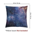 thumbnail image 4 of Pillow Cover with Starry Sky Galaxy Theme Star Series Outer Space Universe Magical Art Cloud Astronomy Decoration Sofa Cushion  1 set of 2, various sizes, 4 of 7