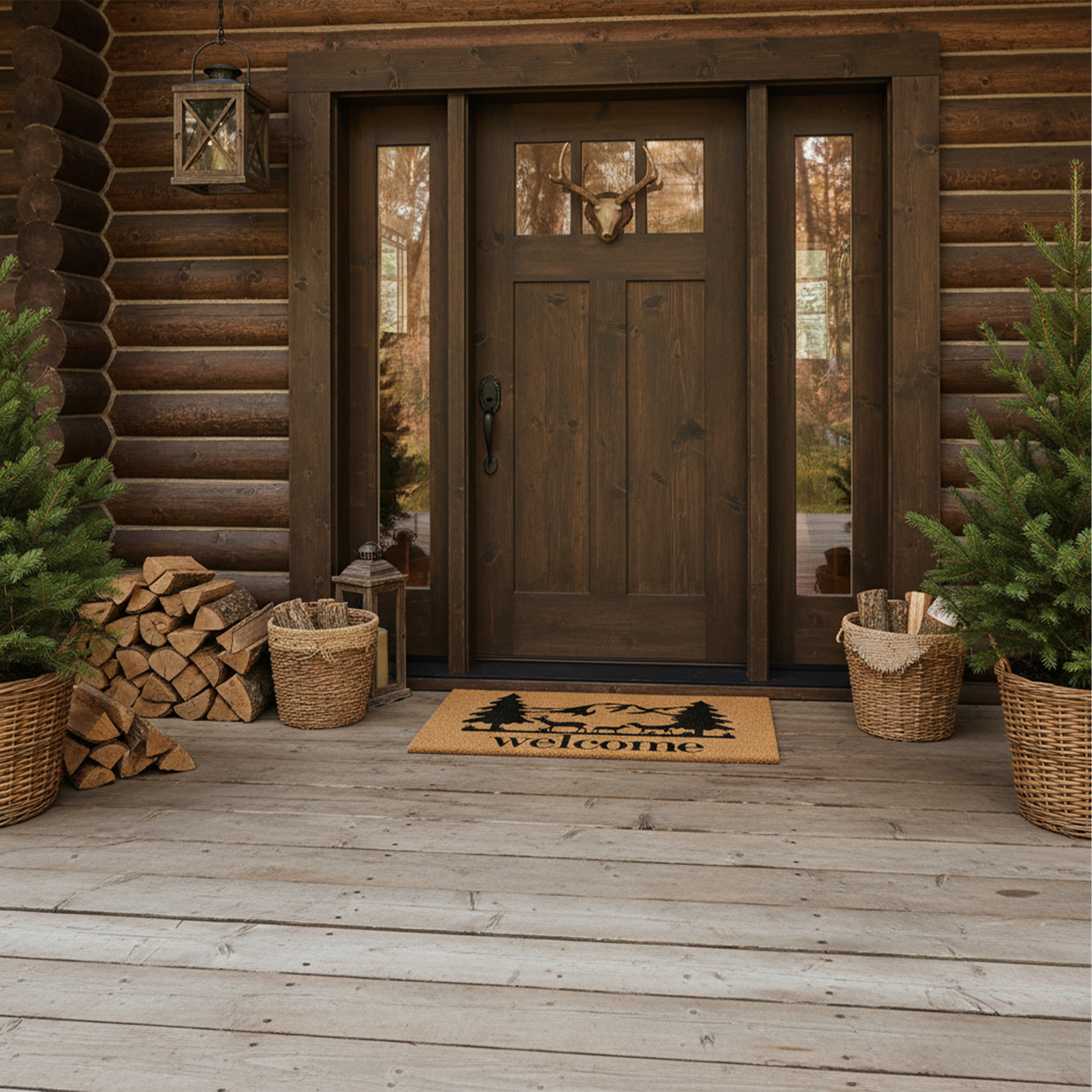 Rocky Mountain Welcome Doormat