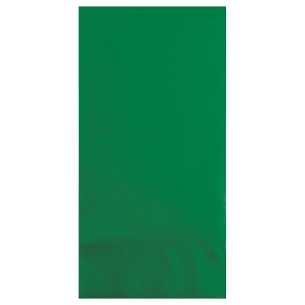 Emerald Green Paper Guest Towels 48 Count for 24 Guests