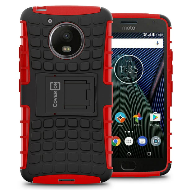 CoverON Motorola Moto G5 / G 5th Generation Case, Atomic Series Slim Protective Kickstand Phone Cover - Walmart.com