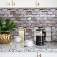 thumbnail image 2 of DEWOO 10 Sheets Peel and Stick Tile Backsplash for Kitchen Wall Tile, Self Adhesive Brick Backsplash Subway Tiles Backsplash, Stick on Tiles Kitchen Backsplash(Brown,10.6"x10"), 2 of 10