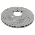 thumbnail image 3 of TRQ Front & Rear Performance Brake Rotors Set Premium G-Coated Fits Select 1991 BMW 318i 1984-1987 325e 1987-1991 325i 1987-1990 325is, 3 of 6