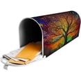 thumbnail image 6 of Tree of Life Mailbox Covers, Colorful Forest Magnetic Post Box Cover Wraps Large Size 25.5x21 in for Garden Yard Decor, 6 of 7