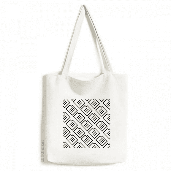 Note Writing Seal Patterns Tote Canvas Bag Shopping Satchel Casual Handbag